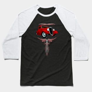 Red 34 Ford with Pinstripes Baseball T-Shirt